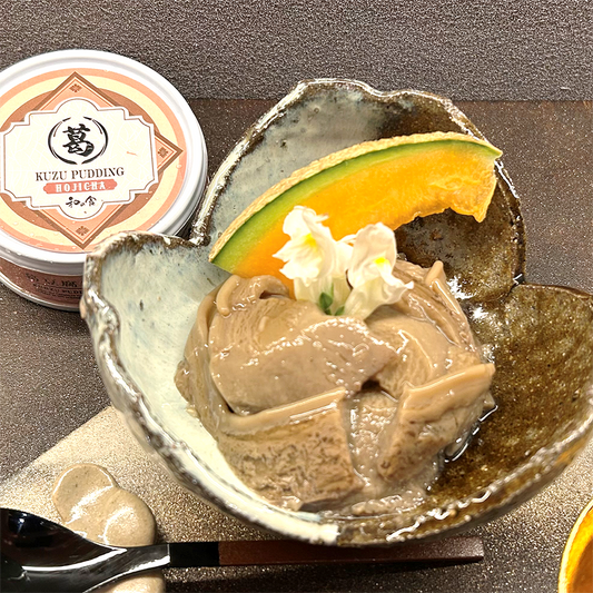 Kudzu tofu roasted green tea