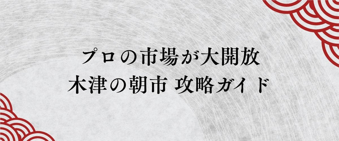 「木津の朝市」完全攻略ガイド 〜プロの市場が月2回だけ大開放！マグロ解体ショー＆セリ体験で大阪の台所を満喫〜